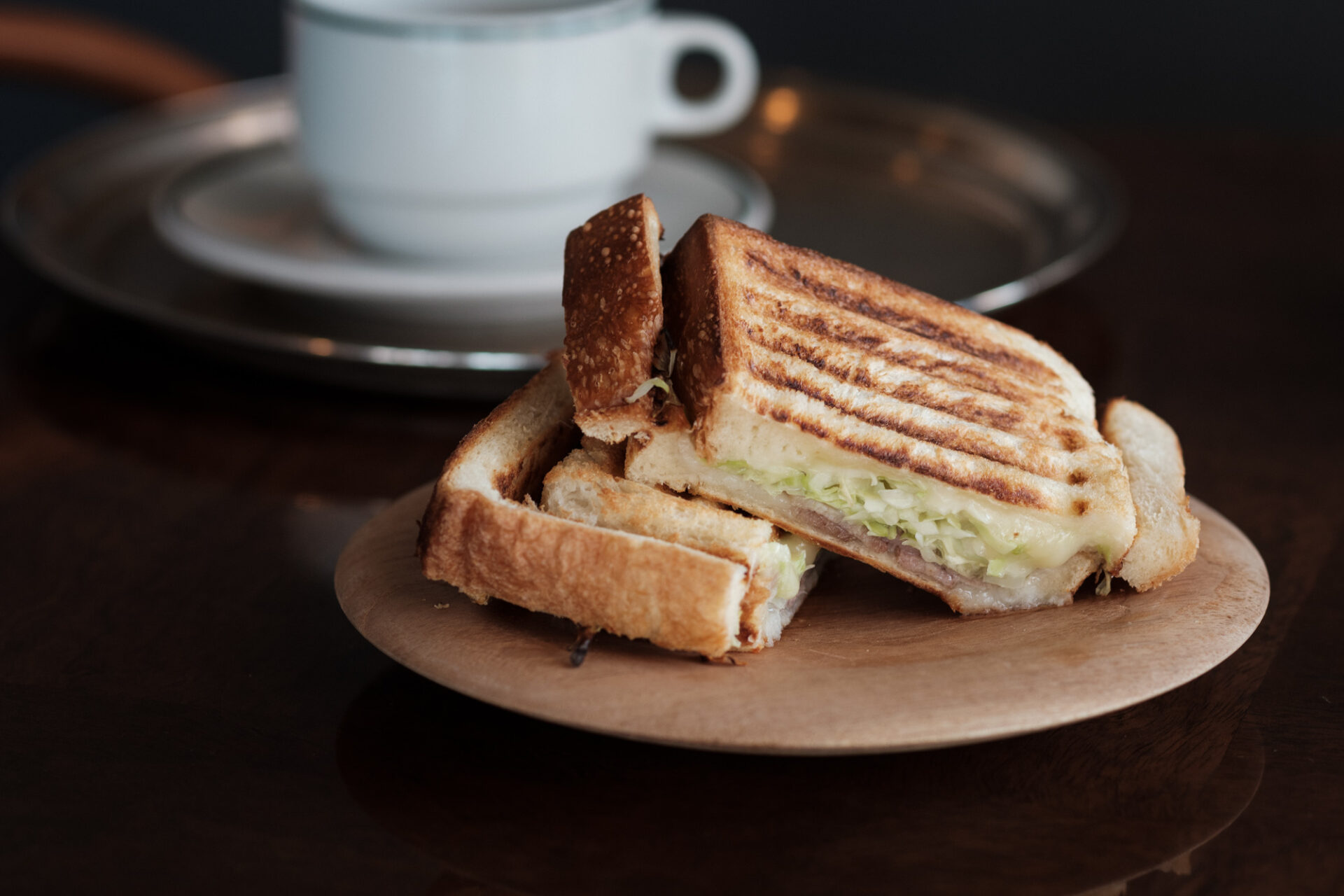 寒い冬にホットサンドセット