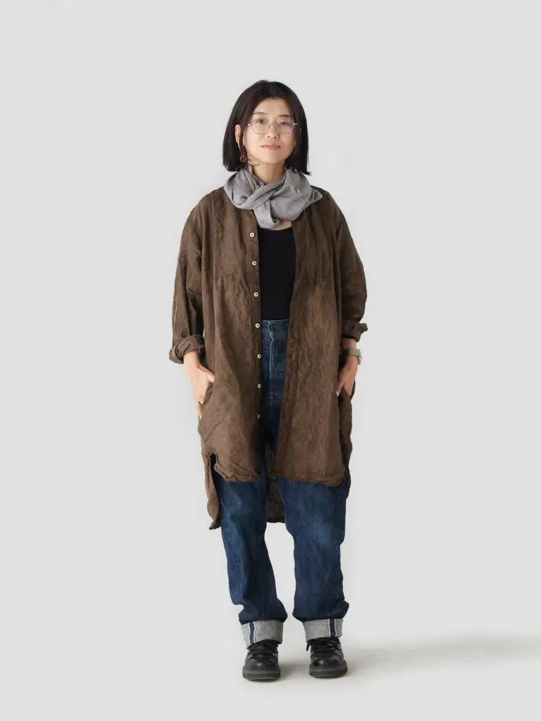 乙なもの 宝島染工のリネン切替BIGシャツ再入荷 | 問 tou