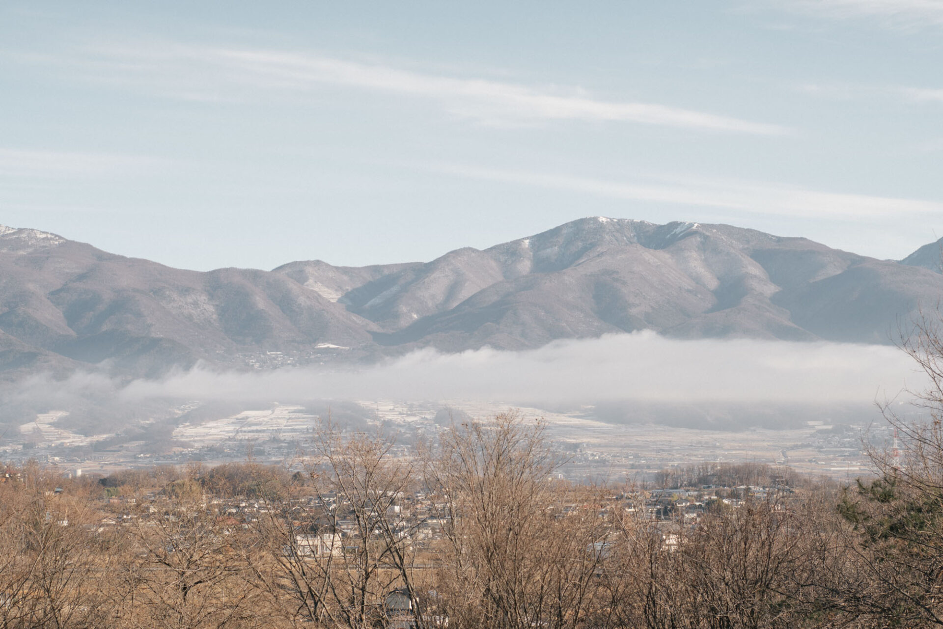 うつりゆく冬景色