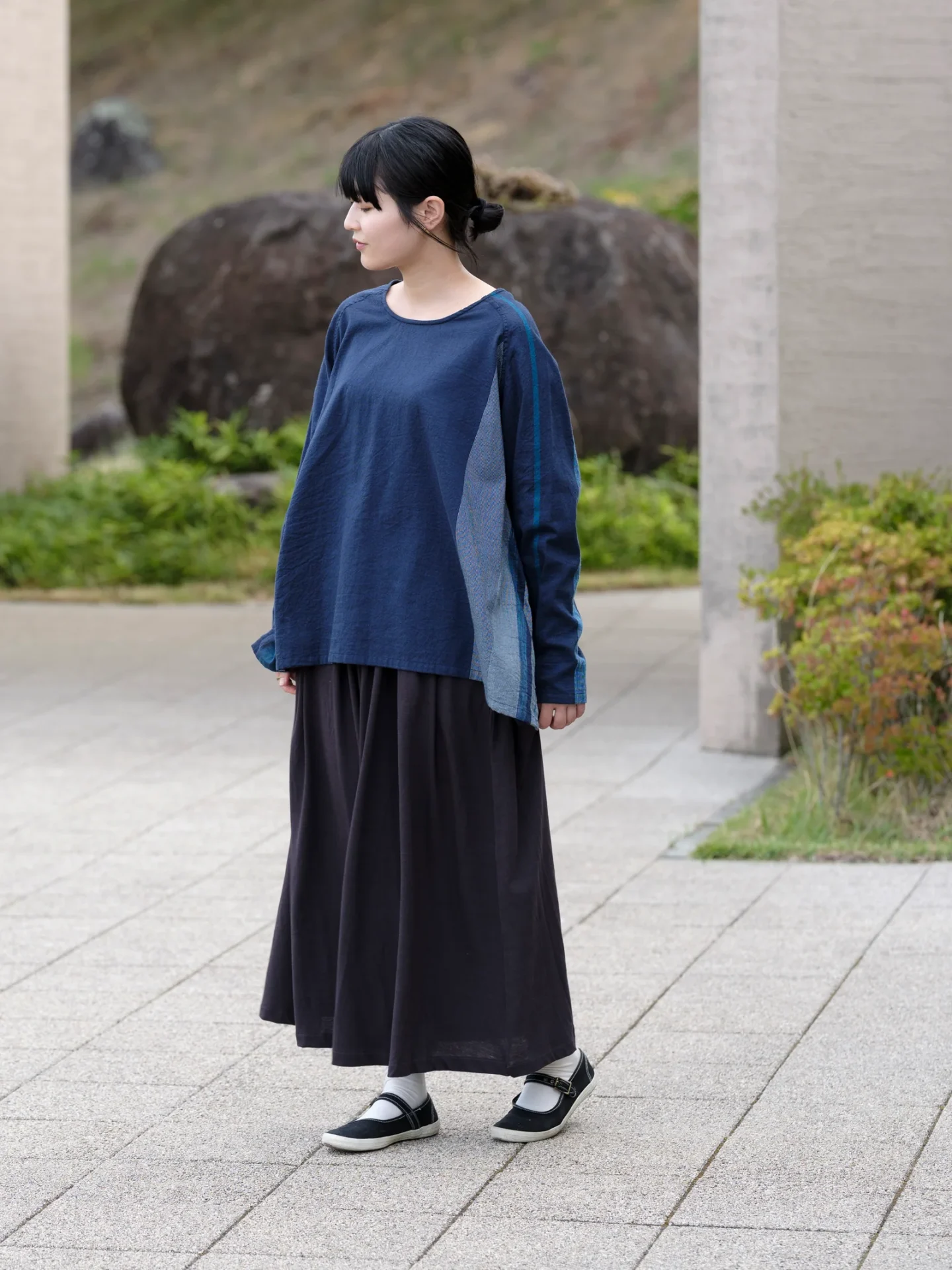 tamaki niimeのラグランスリーブTシャツ