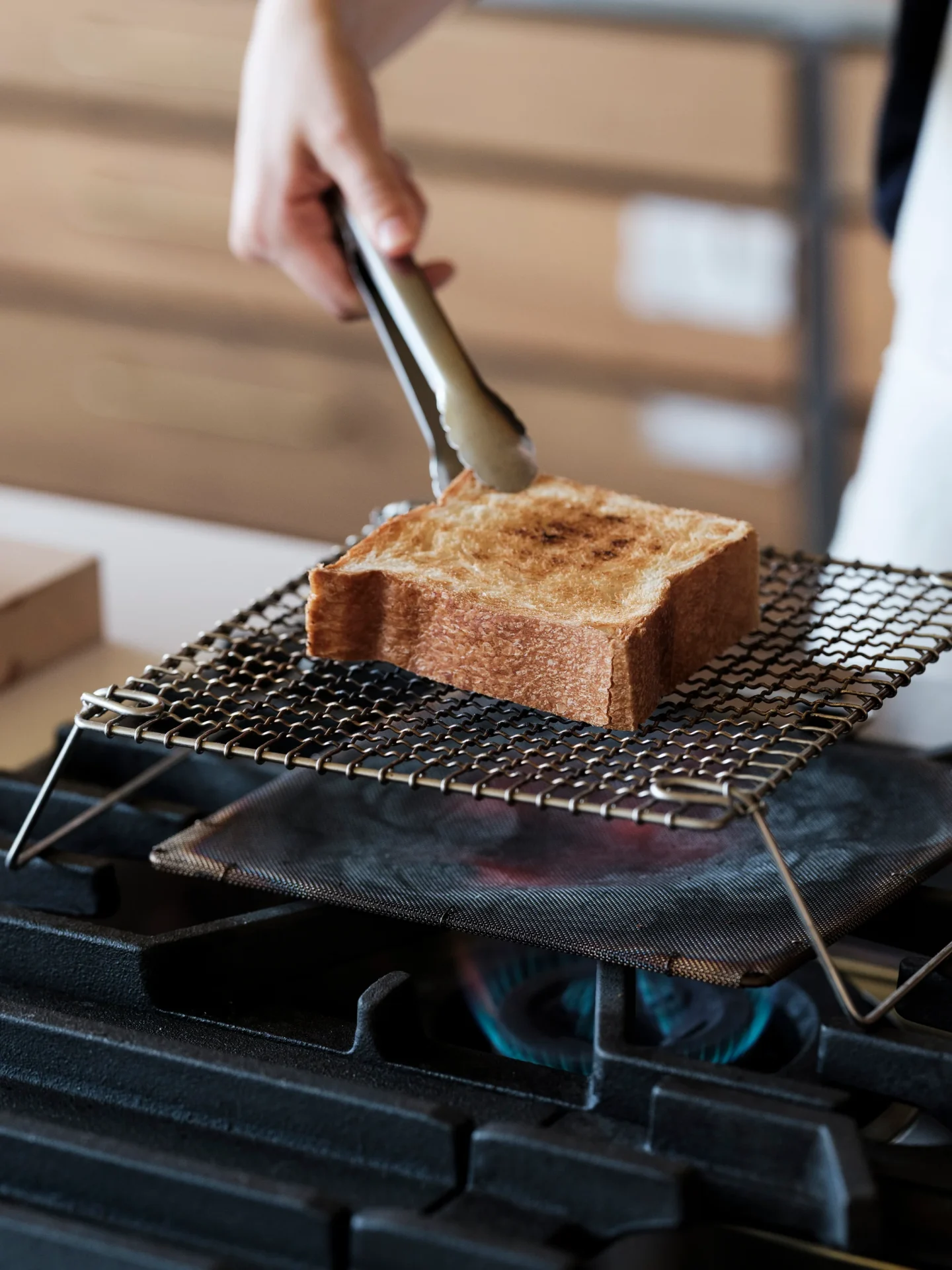 こんがり焼いたトーストでモーニング🍞